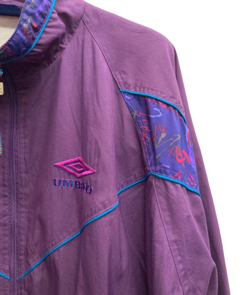 UMBRO（アンブロ）UMBRO (アンブロ) 90’Sパディングナイロンジャケット パープル サイズ:XXLの古着・服飾アイテム