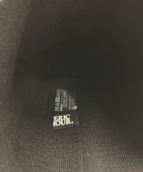 Hysteric Glamour（ヒステリックグラマー）Hysteric Glamour (ヒステリックグラマー) ロゴ刺繍ニット帽 ブラックの古着・服飾アイテム