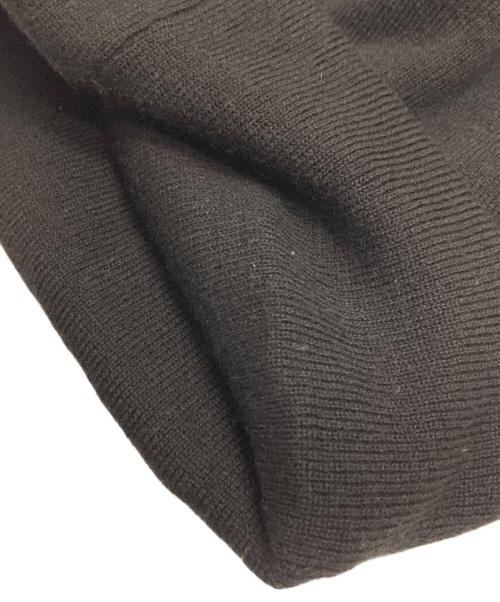 Hysteric Glamour（ヒステリックグラマー）Hysteric Glamour (ヒステリックグラマー) ロゴ刺繍ニット帽 ブラックの古着・服飾アイテム