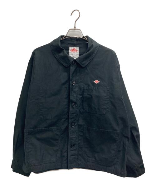 DANTON（ダントン）DANTON (ダントン) MOLESKIN WIDE COVERALL JACKET ブラック サイズ:40の古着・服飾アイテム