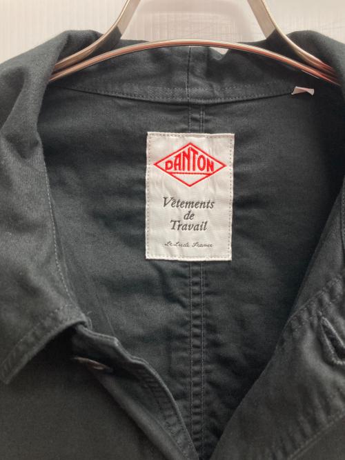 DANTON（ダントン）DANTON (ダントン) MOLESKIN WIDE COVERALL JACKET ブラック サイズ:40の古着・服飾アイテム