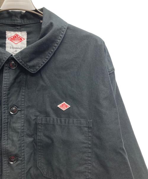DANTON（ダントン）DANTON (ダントン) MOLESKIN WIDE COVERALL JACKET ブラック サイズ:40の古着・服飾アイテム