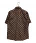BURBERRY BLACK LABEL (バーバリーブラックレーベル) 総柄シャツ ブラウン サイズ:2：7000円