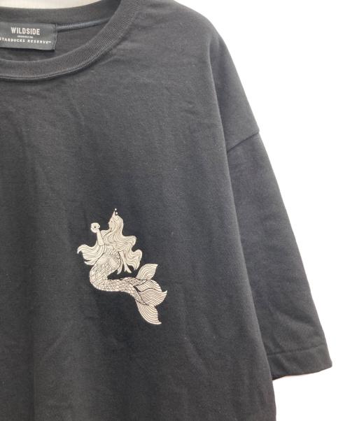 WILDSIDE（ワイルドサイド）WILDSIDE (ワイルドサイド) スターバックスリザーブTシャツ ブラック サイズ:4の古着・服飾アイテム