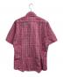 BURBERRY BLACK LABEL (バーバリーブラックレーベル) 半袖チェックシャツ ピンク サイズ:L：5000円
