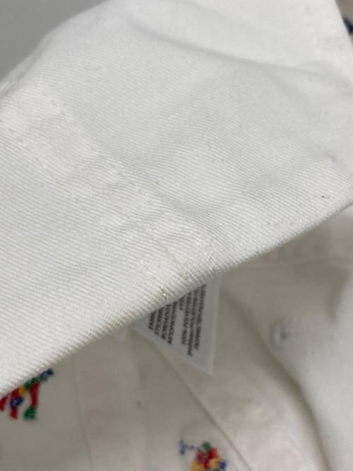 POLO RALPH LAUREN（ポロ・ラルフローレン）POLO RALPH LAUREN (ポロ・ラルフローレン) Polo Pony Twill Ball Cap ホワイトの古着・服飾アイテム