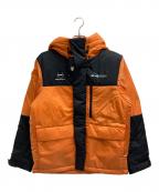 DESCENTEデサント）の古着「アリーナダウンジャケット」｜オレンジ