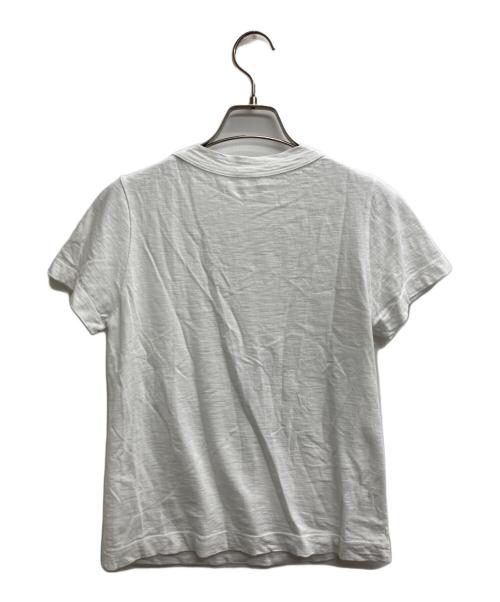 45R（フォーティファイブ・アール）45R (フォーティファイブ・アール) デニムロゴTシャツ ホワイト サイズ:1の古着・服飾アイテム