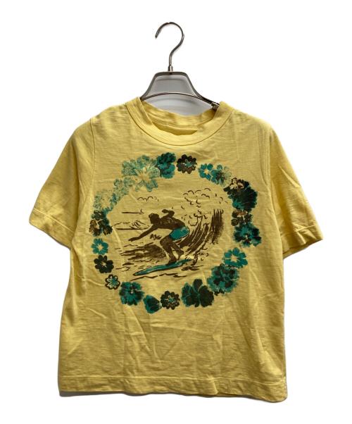 45R（フォーティファイブ・アール）45R (フォーティファイブ・アール) レイサーフプリントの45星Tシャツ イエロー サイズ:表記なし（実寸サイズをご確認ください）の古着・服飾アイテム