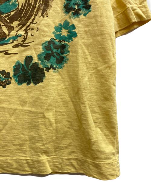 45R（フォーティファイブ・アール）45R (フォーティファイブ・アール) レイサーフプリントの45星Tシャツ イエロー サイズ:表記なし（実寸サイズをご確認ください）の古着・服飾アイテム