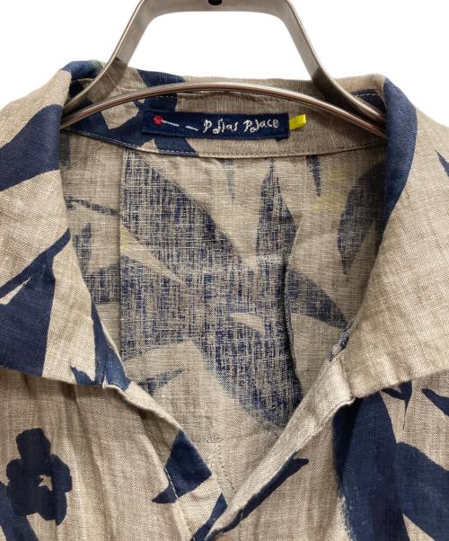 Pal'las Palace（パラスパレス）PAL'LAS PALACE (パラスパレス) リネンロングシャツ ブラウン サイズ:3の古着・服飾アイテム