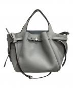 TORY BURCHトリーバーチ）の古着「ロミースモールトートバッグ」｜Light Granite