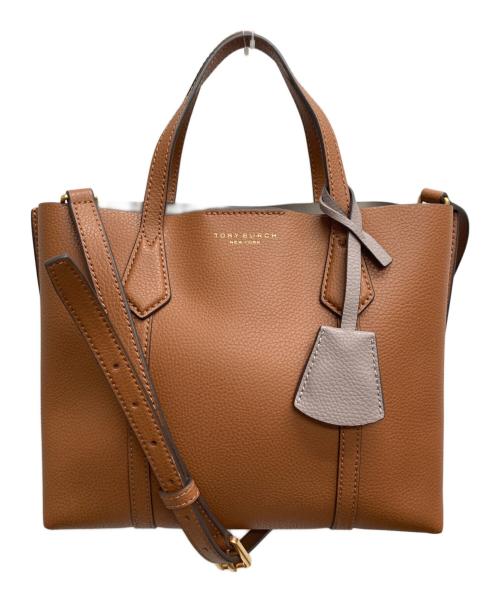 TORY BURCH（トリーバーチ）TORY BURCH (トリーバーチ) ペリーショルダーバッグ ブラウンの古着・服飾アイテム