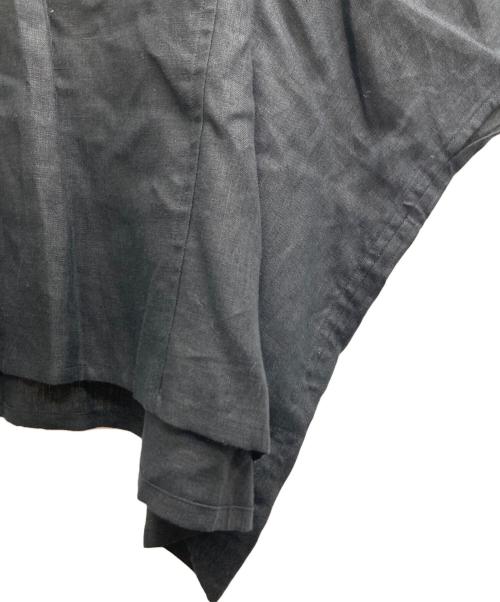 Honnete（オネット）Honnete (オネット) リネンブラウス ブラック サイズ:1の古着・服飾アイテム