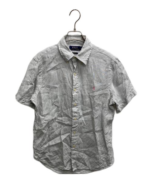 POLO RALPH LAUREN（ポロ・ラルフローレン）POLO RALPH LAUREN (ポロ・ラルフローレン) リネンシャツ グレー サイズ:Sの古着・服飾アイテム