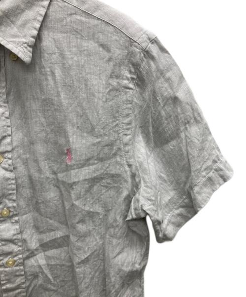 POLO RALPH LAUREN（ポロ・ラルフローレン）POLO RALPH LAUREN (ポロ・ラルフローレン) リネンシャツ グレー サイズ:Sの古着・服飾アイテム