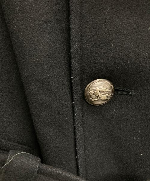 BURBERRY BLACK LABEL（バーバリーブラックレーベル）BURBERRY BLACK LABEL (バーバリーブラックレーベル) ホースボタン ナポレオンコート ブラック サイズ:Mの古着・服飾アイテム