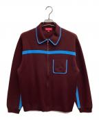 SUPREMEシュプリーム）の古着「21AW Chest Stripe Zip Up Cardigan」｜ブラウン