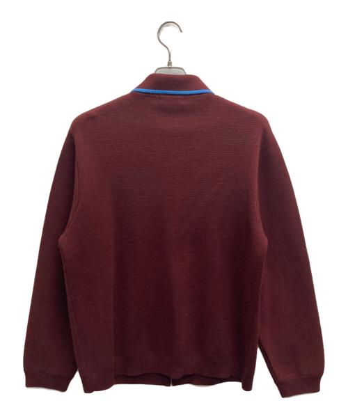 SUPREME（シュプリーム）SUPREME (シュプリーム) 21AW Chest Stripe Zip Up Cardigan ブラウン サイズ:Mの古着・服飾アイテム