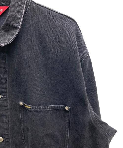 SUPREME（シュプリーム）SUPREME (シュプリーム) 24SS Denim Chore Trucker Jacket ブラック サイズ:XLの古着・服飾アイテム