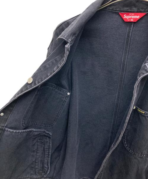 SUPREME（シュプリーム）SUPREME (シュプリーム) 24SS Denim Chore Trucker Jacket ブラック サイズ:XLの古着・服飾アイテム