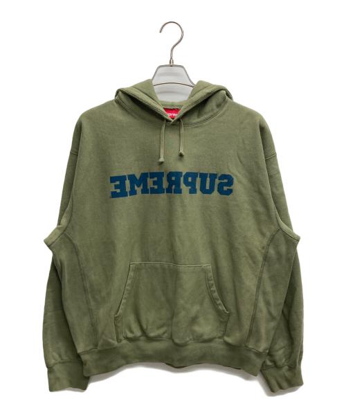 SUPREME（シュプリーム）SUPREME (シュプリーム) 25SS Reverse Hooded Sweatshirt グリーン サイズ:mediumの古着・服飾アイテム