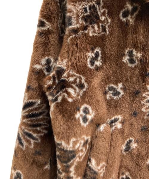 SUPREME（シュプリーム）SUPREME (シュプリーム) 21SS Bandana Faux Fur Bomber Jacket ブラウン サイズ:Lの古着・服飾アイテム