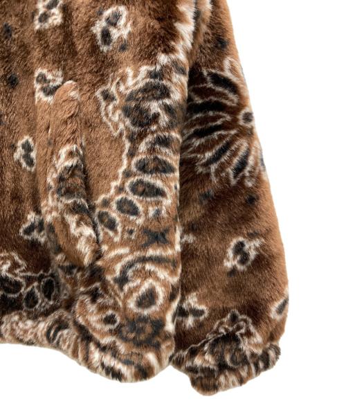 SUPREME（シュプリーム）SUPREME (シュプリーム) 21SS Bandana Faux Fur Bomber Jacket ブラウン サイズ:Lの古着・服飾アイテム