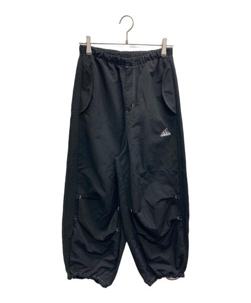 adidas（アディダス）adidas (アディダス) パラシュートパンツ ブラック サイズ:XSの古着・服飾アイテム