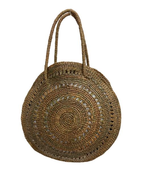 MAISON N.H PARIS（メゾン・エヌ・アッシュ・パリ）MAISON N.H PARIS (メゾン・エヌ・アッシュ・パリ) カゴ サークルバッグ ブラウンの古着・服飾アイテム