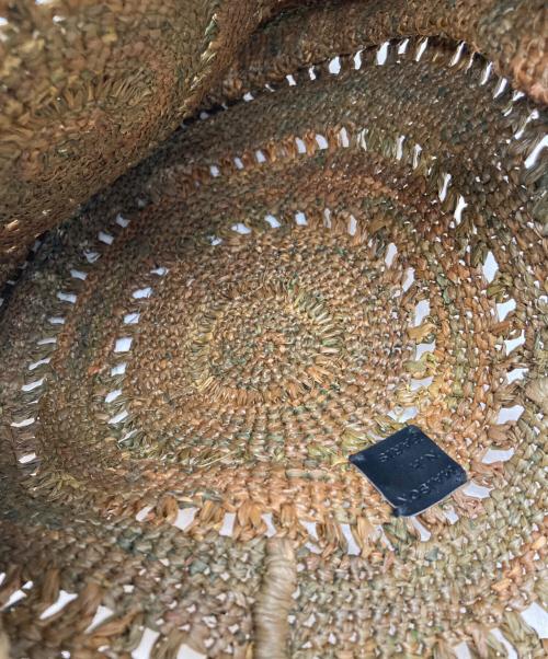 MAISON N.H PARIS（メゾン・エヌ・アッシュ・パリ）MAISON N.H PARIS (メゾン・エヌ・アッシュ・パリ) カゴ サークルバッグ ブラウンの古着・服飾アイテム