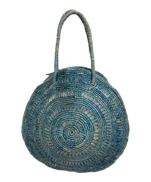 MAISON N.H PARIS（メゾン・エヌ・アッシュ・パリ）MAISON N.H PARIS (メゾン・エヌ・アッシュ・パリ) カゴ サークルバッグ ブルーの古着・服飾アイテム