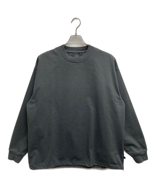 DAIWA（ダイワ）DAIWA (ダイワ) TECH CREW NECK TEE L/S グレー サイズ:Lの古着・服飾アイテム