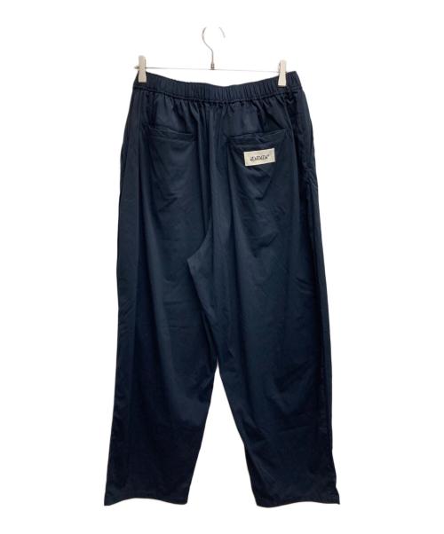 dDdDdDd（デー）dDdDdDd (デー) NYLON WIDE TAPERED PANTS ネイビー サイズ:Lの古着・服飾アイテム