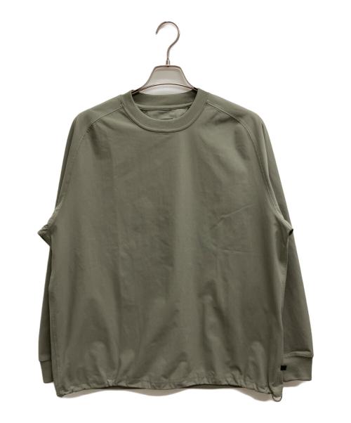 DAIWA（ダイワ）DAIWA (ダイワ) TECH LIGHTWEIGHT L/S TEE オリーブ サイズ:Lの古着・服飾アイテム