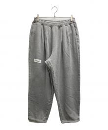 dDdDdDd（デー）の古着「WIDE TAPERED SWEAT PANTS」｜グレー