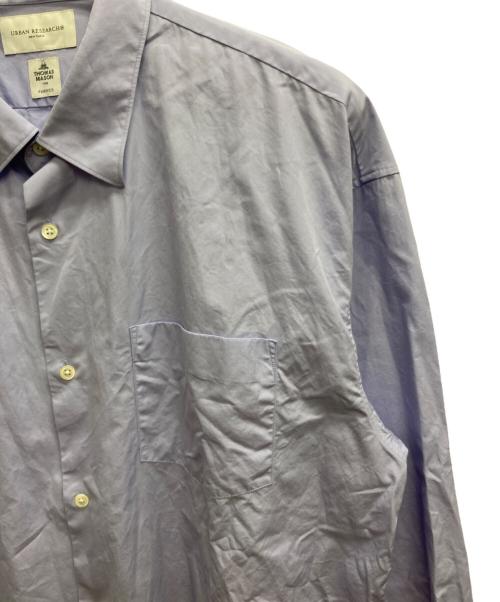 URBAN RESEARCH（アーバンリサーチ）URBAN RESEARCH (アーバンリサーチ) new basic THOMAS MASON OVER SHIRTS ブルー サイズ:Lの古着・服飾アイテム