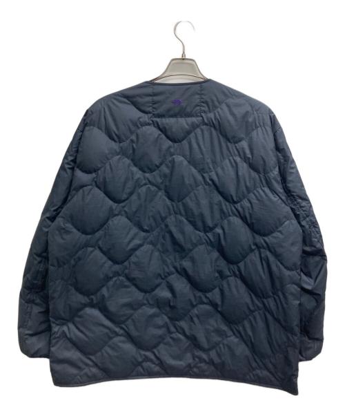THE NORTHFACE PURPLELABEL（ザ・ノースフェイス パープルレーベル）THE NORTHFACE PURPLELABEL (ザ・ノースフェイス パープルレーベル) Field Down Cardigan ネイビー×グレー サイズ:Ｌの古着・服飾アイテム