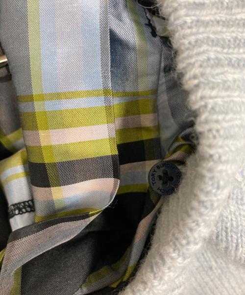 TORY BURCH（トリーバーチ）TORY BURCH (トリーバーチ) ボウタイニット スカイブルー サイズ:Sの古着・服飾アイテム