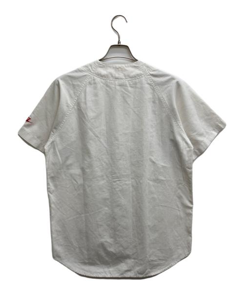 NIKE（ナイキ）NIKE (ナイキ) ベースボールシャツ ホワイト サイズ:Sの古着・服飾アイテム