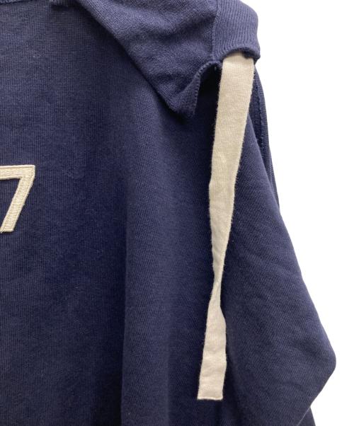 45R（フォーティファイブ・アール）45R (フォーティファイブ・アール) 77ニットソーのビッグフーディ ネイビー サイズ:表記なし（実寸サイズをご確認ください）の古着・服飾アイテム