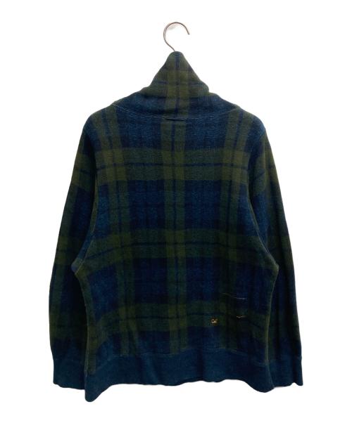 45rpm（45アールピーエム）45rpm (45アールピーエム) ブラックウォッチジャカードのオフタートル ネイビー サイズ:表記なし（実寸サイズをご確認ください）の古着・服飾アイテム