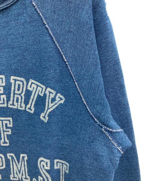 45rpm（45アールピーエム）45rpm (45アールピーエム) プロパティロゴプリント裏毛の908スウェット インディゴ サイズ:表記なし（実寸サイズをご確認ください）の古着・服飾アイテム