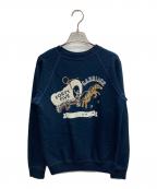 45Rフォーティファイブ・アール）の古着「幌馬車プリントの908スウェット」｜インディゴ
