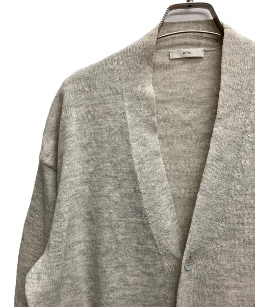 ATON（エイトン）ATON (エイトン) WOOL WASHI OVERSIZED CARDIGAN アイボリー サイズ:02の古着・服飾アイテム