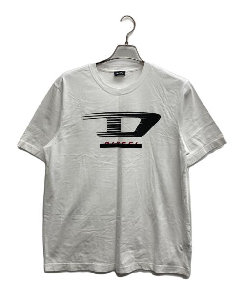 DIESEL（ディーゼル）DIESEL (ディーゼル) プリントTシャツ ホワイト サイズ:Lの古着・服飾アイテム