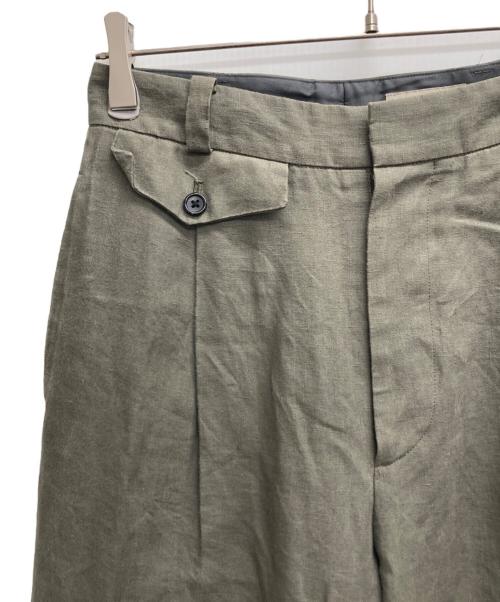 MARGARET HOWELL（マーガレットハウエル）MARGARET HOWELL (マーガレットハウエル) LINEN TROUSERS オリーブ サイズ:1の古着・服飾アイテム