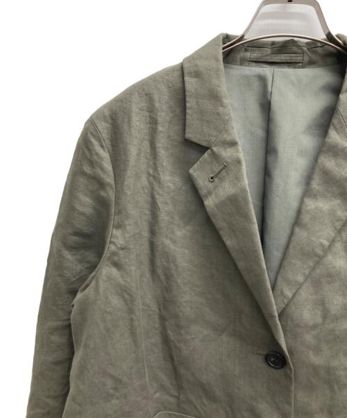 MARGARET HOWELL（マーガレットハウエル）MARGARET HOWELL (マーガレットハウエル) リネンテーラードジャケット オリーブ サイズ:1の古着・服飾アイテム