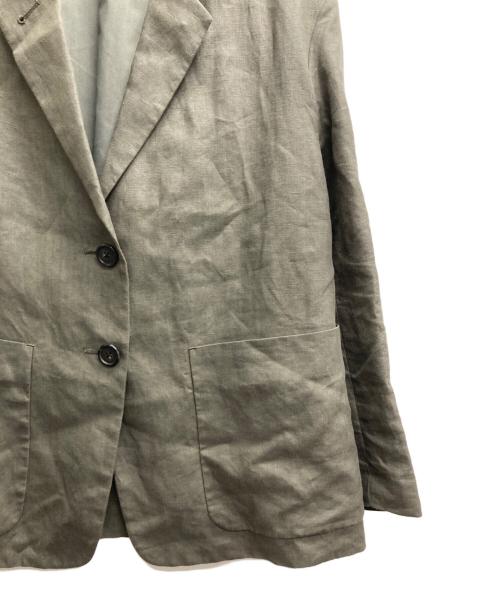 MARGARET HOWELL（マーガレットハウエル）MARGARET HOWELL (マーガレットハウエル) リネンテーラードジャケット オリーブ サイズ:1の古着・服飾アイテム