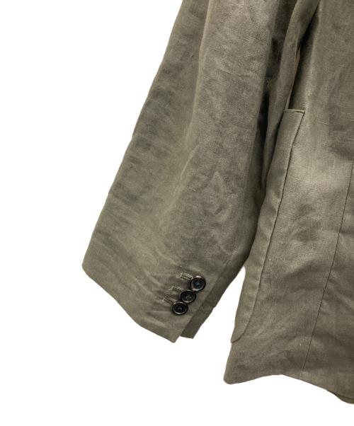 MARGARET HOWELL（マーガレットハウエル）MARGARET HOWELL (マーガレットハウエル) リネンテーラードジャケット オリーブ サイズ:1の古着・服飾アイテム